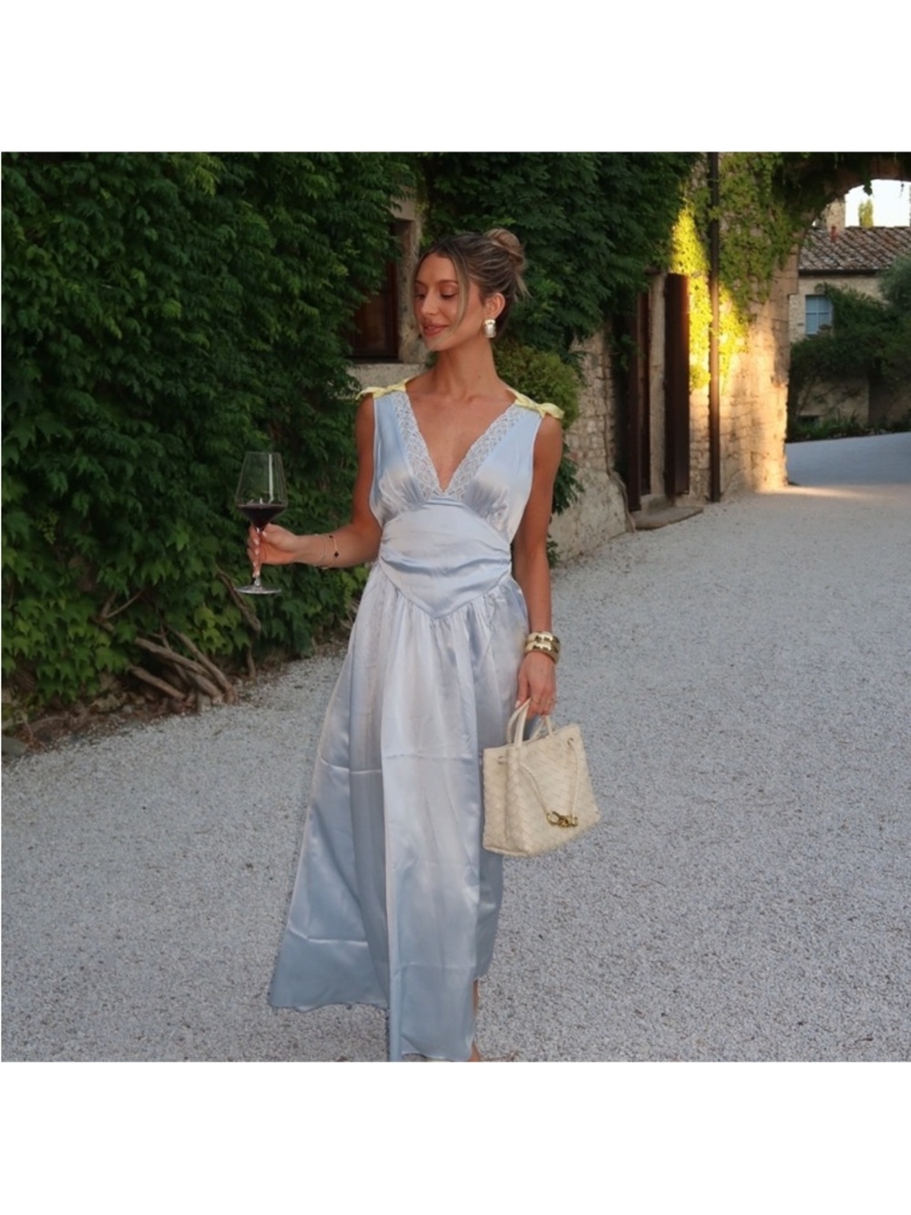 Helsa The Silk Celeste Dress